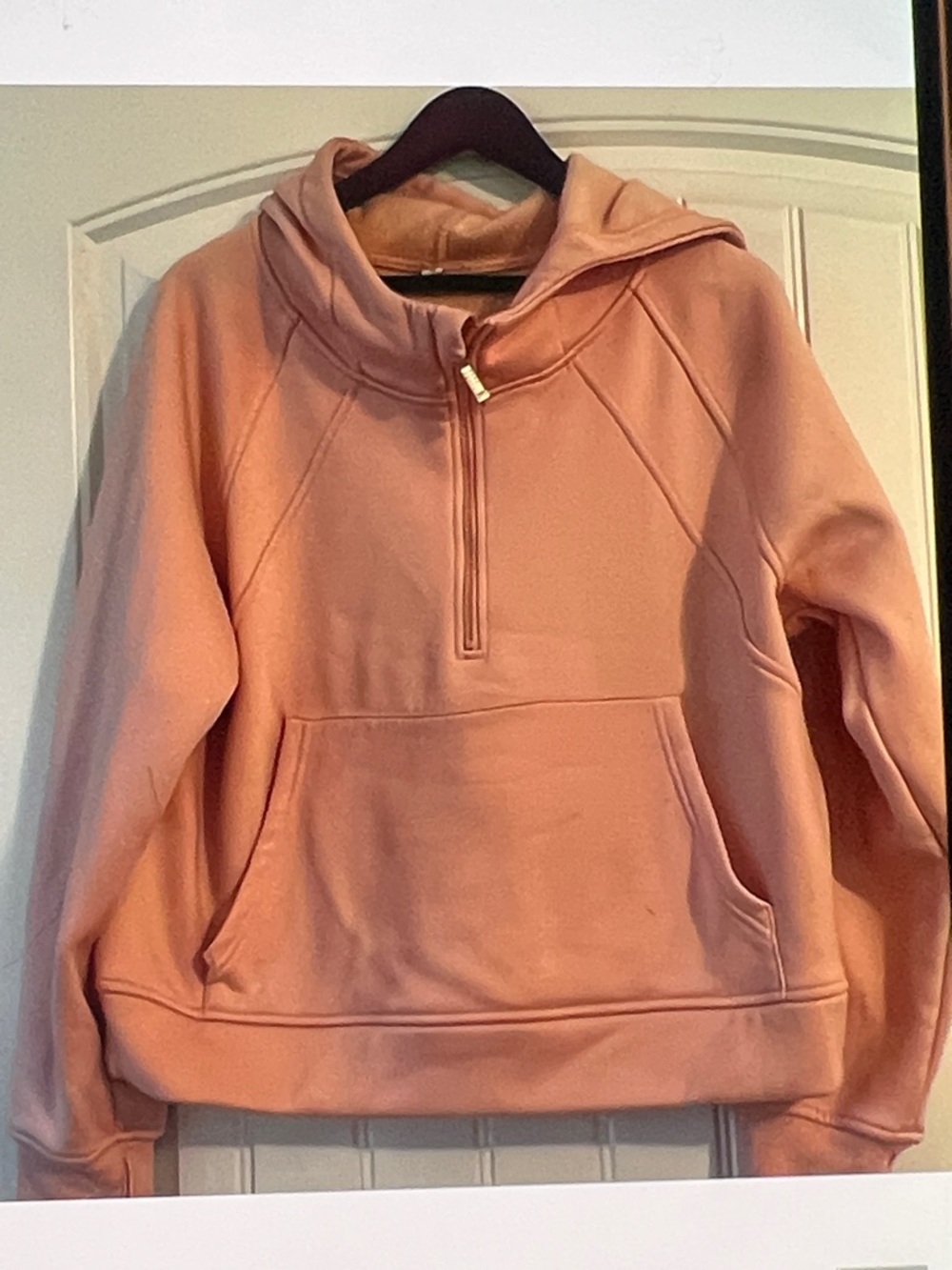1/4 Zip Crop Sweatshirt hoodie